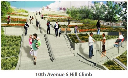 Yesler Terrace: Hot In 2014 10th Ave S Hill Climb
