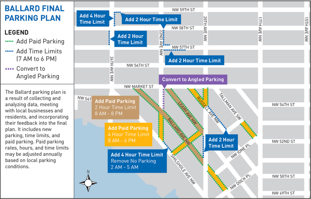 SDOT To Free Up Parking In Ballard, Deploy New Parking Pay Stations