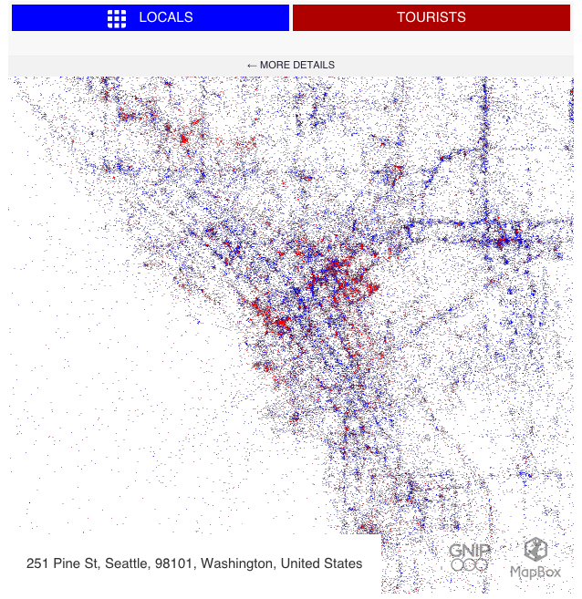 Map of the Week: Hotspots for Tourists and Locals