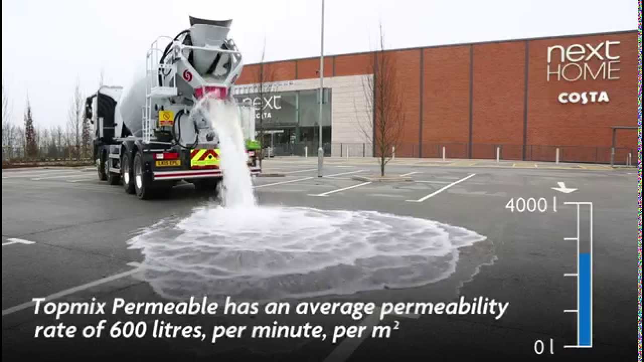 Sunday Video: Permeable Concrete