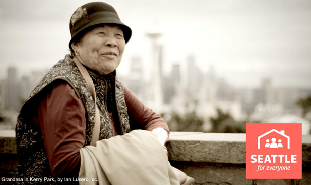 Grandma In Kerry Park
