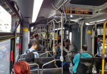 Metro Ending Backdoor Sensory Technology Across the Bus System Route 8 is plagued by crowding and congestion. (Photo by Doug Trumm)