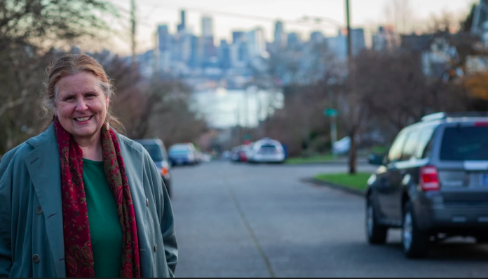 Cathy4Council and Seattle skyline