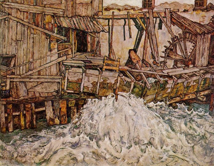 Egon Schiele "The Mill," 1916
