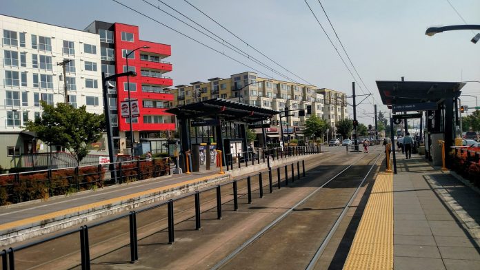 Othello light rail station. (Credit: Doug Trumm)