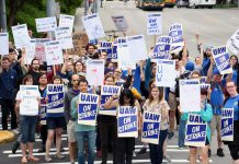UAW4121 Joins the Youth Climate Strike