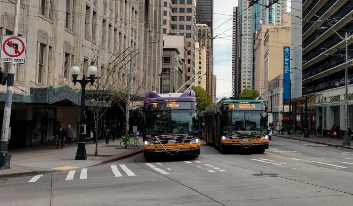 Route 70 on Third Ave Bus Mall