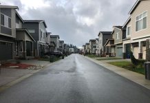 Trump’s Desperate Suburban Appeal Underscores Need for Fair Housing and Zoning Reform Snohomish County suburban sprawl. A view of 192 Place SE located within the unincorporated Bothell urban growth area. This is one of many private streets in this development, a mechanism that allows for the construction and upkeep of the road to be placed on homeowners associations instead of a municipality. (Photo by Ray Dubicki)