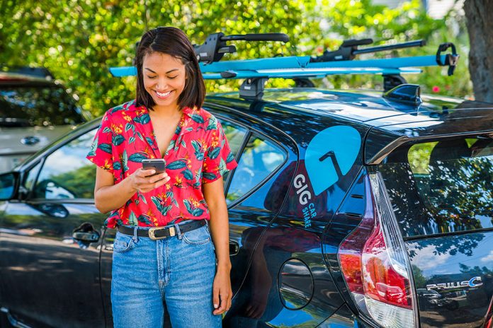 GIG Carshare GIG is entering the Seattle carsharing market with 250 vehicles this spring. (Photo courtesy of GIG)