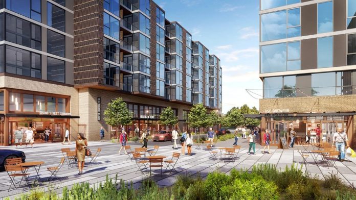 Grand Street Commons View 5_big The Grand Street Commons in Mount Baker was among the projects hoping to secure design review approval this year. (Credit: Lake Union Partners)
