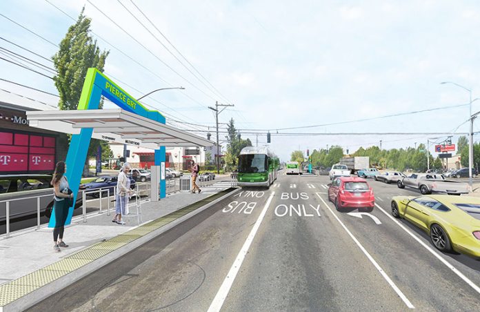 38th--Pacific-Ave_Mountain_t Daytime rendering of the mountain option. (Pierce Transit)
