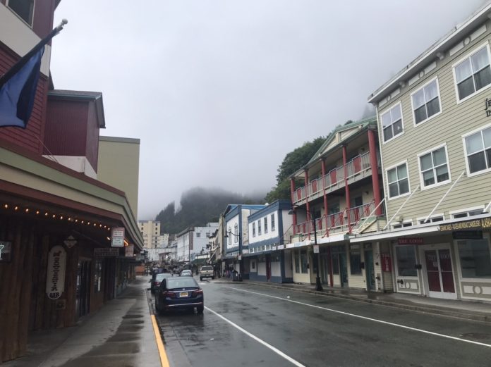 E55557EA-99D0-4480-A73D-6DCBF412E453 An empty Juneau in summer amidst the pandemic.