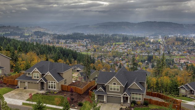 Portland aerial by JPL Designs via shutterstock