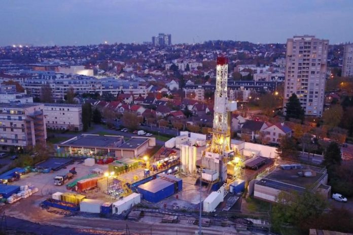 Geothermal well completed in Paris suburb Cachen in 2017(Courtesy of Dalkia) Geothermal well completed in Paris suburban Cachen in 2017(Courtesy of Dalkia)