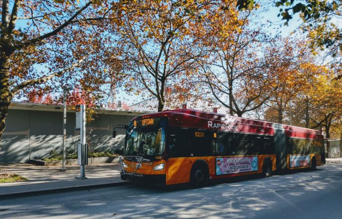 RapidRide D at Seattle Center