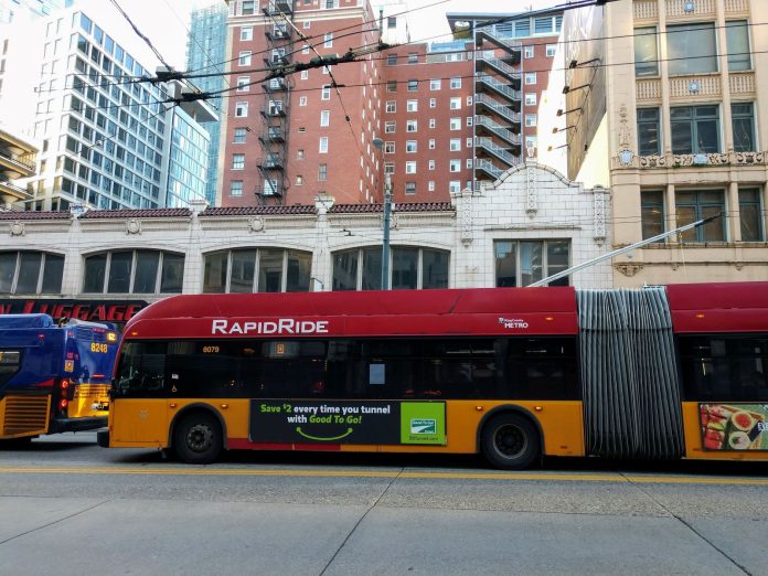 RapidRide on Third Avenue