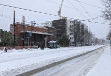 What We’re Reading: Parked Out, Delayed Again, and HSR Now A snowy Beacon Hill near the local light rail station. (Owen Pickford)