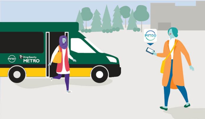 pingo_postcard_lg A postcard depicting a Pingo to Transit van and riders.