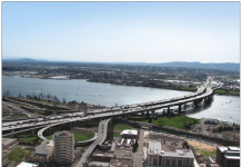 How to Finance a Highway Spending Spree: Records Reveal Oregon’s Plans for Toll Hikes A rendering of an elevated interstate bridge