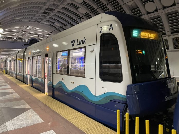 Sound Transit light rail train