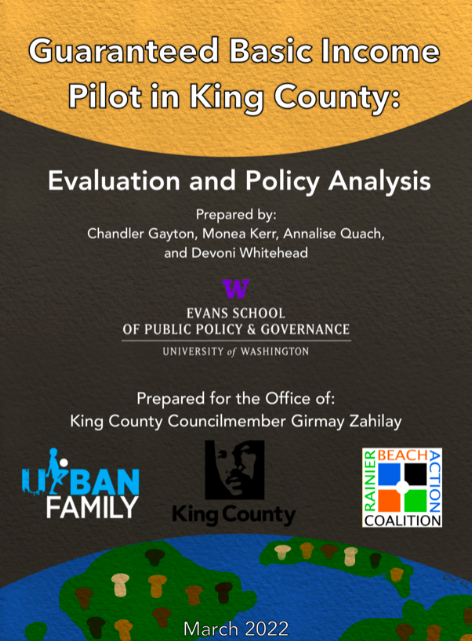 Screen Shot 2022-06-14 at 3.58.19 PM a report cover for a south king county guaranteed basic income pilot evaluation and policy analysis