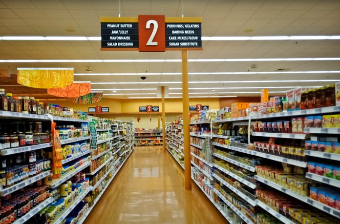 Grocery story aisle