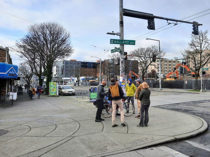 Strauss-and-bike-advocates-on-Marke-Street-in-Ballard-20230125