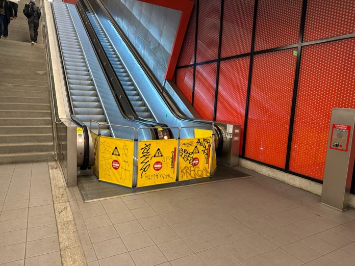 U District Escalator Outage