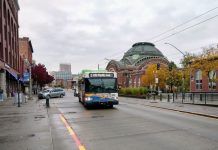 Op-Ed: Pierce County Must Run a Transit Ballot Measure in 2026 A 1 Line bus next to Union Station in downtown Tacoma.