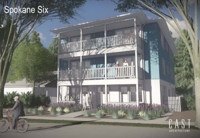 Spokane Sixplex by CAST Architecture 1600