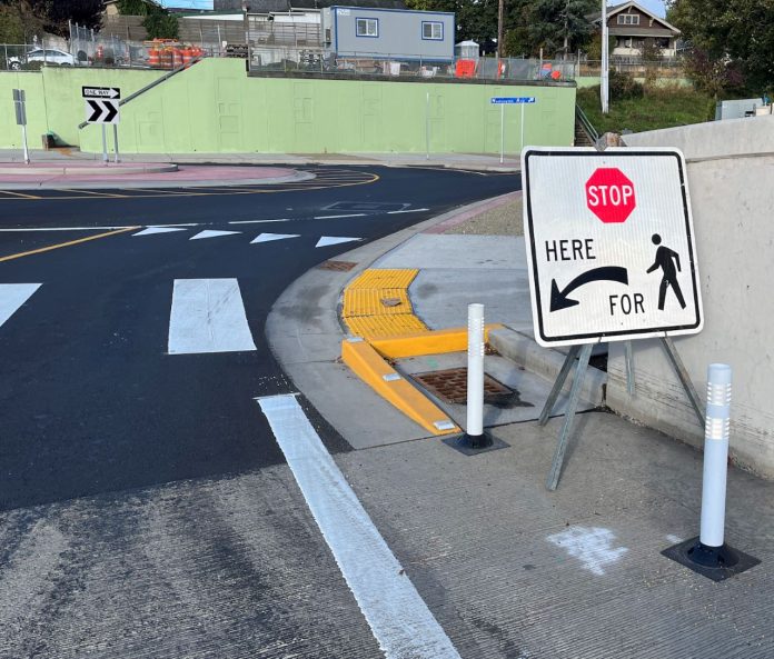 Manette Roundabout crossing Bremerton by Travis Merrigan