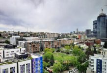 Urbanism 101: Solutions to the Housing Crisis and Bad Zoning A view of the eastern half of South Lake Union with Capitol Hill and First Hill apartment towers in the background.