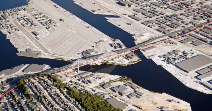 Duwamish suspension bridge for West Seattle Link